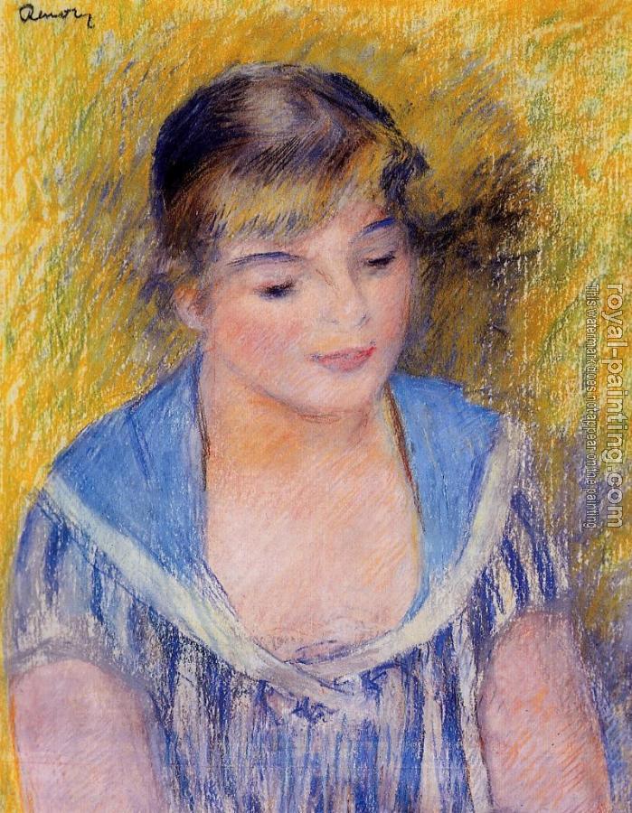 Pierre Auguste Renoir : Bust of a Woman